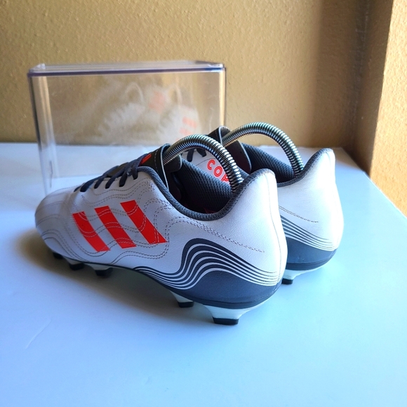 adidas Copa Sense .4 FxG - White/Solar Red/Iron Metallic Men Size 8.5 - Picture 11 of 13